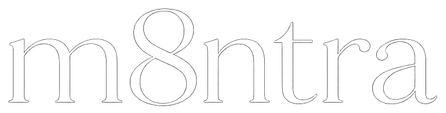 m8ntra logo white